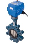 Przepustnica DN125, typ 1135 Luger, EPDM, z napędem elektrycznym TCR 11 