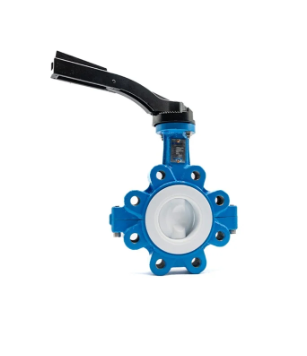 Przepustnica motylkowa centryczna LUG Tecflow Valveseal z dyskiem nierdzewnym PTFE PN10/16 ANSI150