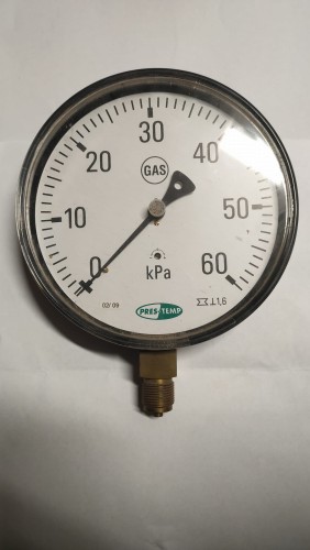 Manometr PRES-TEMP 60 kPa M20×1,5 dolne przyłącze
