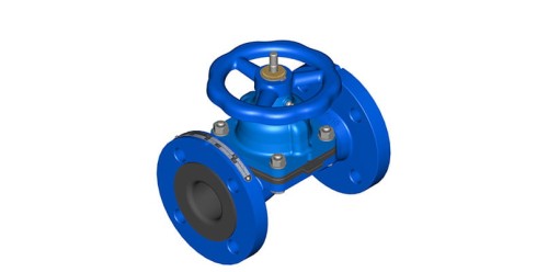 Zawór membranowy ZMA  DN 100 PN10 TRM