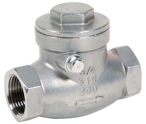 320 Zawór zwrotny DN1", metal/metal